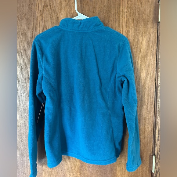 NWT Swiss Alps Polar Performance Fleece 1/4 Zip in Teal/Blue Size Medium - Picture 2 of 7